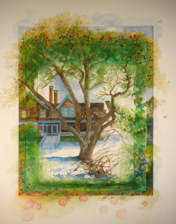 Christy Moore Millet's Apple Tree in 4 Seasons #2