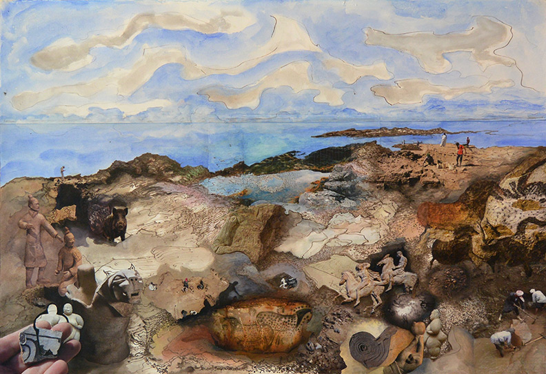 Christy Bergland Collaboratives, Mining the Rocks in Biddeford Pool, Maine #7